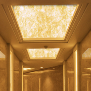 极速理石纹艺术玻璃吊顶走廊过道玄关电梯透光石天花装饰亚克力透