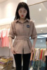 气质白色短袖衬衫女夏装2022年韩版时尚收腰中长款衬衣上衣潮