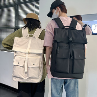 双肩包机能大容量旅行背包户外时尚潮流韩版百搭初中学生书包