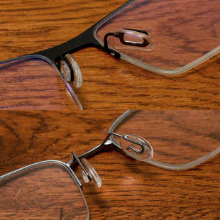 石井田(石井田)一卡式，式鼻托眼镜配件硅胶软，插入架卡扣眼镜框增高鼻托防滑