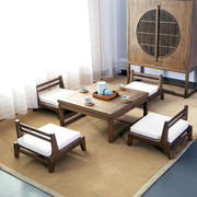 寻匠老榆木方桌榻榻米小飘窗，茶几实木矮桌子，简约日式炕桌和室几桌