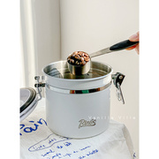 咖啡豆保存罐真空单向排气咖啡粉密封罐茶叶奶粉储存收纳储豆罐子