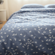 奈良的蜻蜓日系卡通动漫全棉床单被套枕套纯棉被罩可搭配三四件套