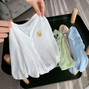 宝宝防晒衣婴幼儿童装男女童，开衫外套夏季薄款中小童上衣服空调衫