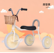 儿童三轮车手推车宝宝脚踏车，1-3-5岁婴幼儿推车简易玩具车复古