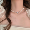 巴洛克天然珍珠项链女轻奢小众设计感高级锁骨链2024颈链