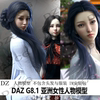 daz3d G8.1亚洲古风女性模型 美女人物 体型 妆容 IM包 J368