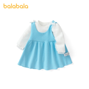 巴拉巴拉女婴童长袖套装春秋套装洋气精致俏皮甜美连衣裙两件套