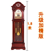 落地钟客厅中式复古实木座钟奢华立式古典大气报时机械欧式立钟