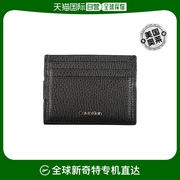 自营Calvin Klein 皮革男士钱包 - 黑色 美国奥莱直发