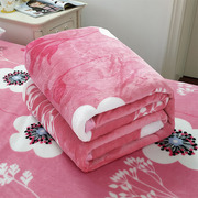 冬季珊瑚绒床单单件加绒加厚铺床单人牛奶绒毛毯被单双人垫毯冬天