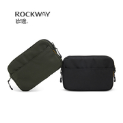 ROCKWAY/岩途男士手拿包帆布腰包手机包单肩斜挎包休闲长款手抓包