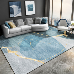客厅地毯现代简约沙发茶几垫轻奢高级卧室地毯家用北欧大面积地毯