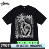 海外购stussy斯图西联名摇滚乐队人物印花男女，半袖情侣t恤短袖