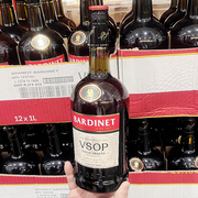 开市客costco法国原瓶进口洋酒，bardinetvsop必得利白兰地，1l×1瓶