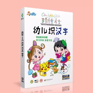 少儿童早教学习认字教材，幼儿识字dvd，光盘宝宝识字不用教光碟片