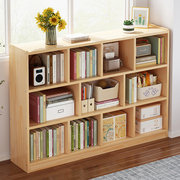 实木书架置物架落地家用客厅儿童，玩具收纳置物架子多层办公室书柜