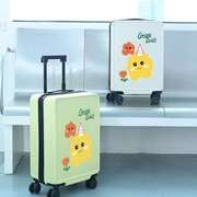 可爱行李箱女小型轻便卡通登机箱20拉杆旅行箱涂鸦儿童学生密码箱