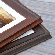 实木相框挂墙16243036寸4k卡纸，画框中式框中国风创意像框