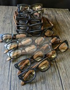 佐川藤井木腿镜框男款复古文艺，板材镜架可配近视，防蓝光镜片眼镜框
