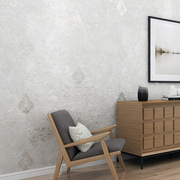 复古美式纯色壁纸素色暗花，无纺布现代简约斑驳式客厅卧室背景墙纸