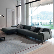 网红北欧布艺沙发小户型简约现代客厅日式侘寂风，乳胶沙发整装公寓