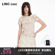 LINCCHIC金羽杰2024年夏季水洗工装机能感短裙女S242DK204Y