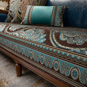 真皮沙发垫专用垫沙发垫欧式高档奢华座垫，四季通用美式真皮坐垫防