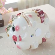 招财富贵猪储蓄罐存钱罐超大号储钱罐创意可爱儿童房摆件开业礼物
