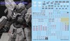 炎 HGUC 217 1/144 新安洲原石 原型机 VER. NT高达 荧光水贴贴纸