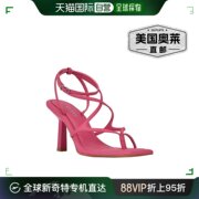 guessleeba女式系带丁字，高跟鞋-中粉色美国奥莱直发