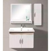 现代风格pvc浴室柜一体陶瓷，盆卫浴柜洗脸盆柜组合柜，洗手池60*46