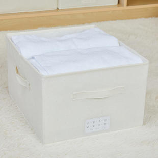 布艺收纳箱衣服收纳盒帆布抽屉可折叠衣物衣柜整理盒家用尺寸