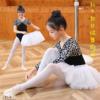 舞蹈服儿童女秋冬季中国舞，练功服装豹纹，形体舞服少儿芭蕾舞裙丝绒