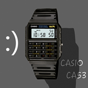 卡西欧（CASIO）复古电子表手表男多功能CA-53W-1Z