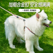 狗狗帆布背带背心式项圈牵引绳，胸背带狗狗，牵引马甲中型犬大型犬