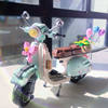 loz积木小绵羊摩托车diy益智电动车模型玩具，2023女孩系列生日