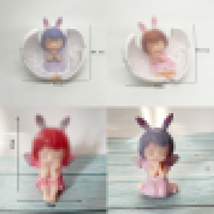 宝贝天使蛋糕装饰摆件网红可爱公主娃娃女孩儿童生日烘焙配件插件