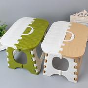 BD-03竹纹折叠凳子塑料可折叠凳子 儿童成人便携式浴室小板凳