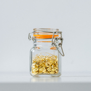 英国kilner攒金豆豆迷你玻璃收纳瓶密封罐攒黄金储存罐子小空瓶子