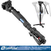 徕图leotofomp-326c+vd-02+bv-10轻便6节碳纤维独脚架套装