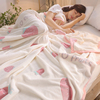 法莱绒3d毛毯春夏薄款法兰绒珊瑚，绒毯子加厚床单人午睡毯子空调毯