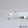 带轮子带灯国泰航空空客a350飞机模型仿真民航，客机波音747