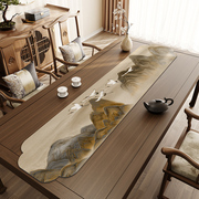 新中式茶席台吸水垫专用茶桌布垫桌旗茶杯茶几垫沥水垫子国风禅意