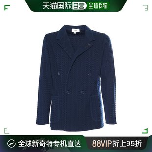 香港直邮Lardini 男士 针织双排扣西装外套 EQLJM87EQ62001