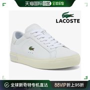 韩国直邮Lacoste 帆布鞋 LACOSTE 级外套 白色 7-41SFA005065T