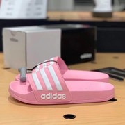 adidas阿迪达斯经典款运动休闲女孩大童沙滩，凉鞋软底拖鞋g27628