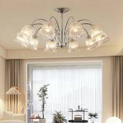 法式现代客厅主灯大灯简约优雅家用客厅卧室吊灯吸顶灯餐厅灯饰