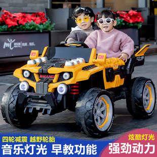 儿童电动车可坐男女宝宝四轮遥控汽车音乐充电自驾电瓶小孩玩具车