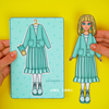 芭比娃娃换装书女孩反复玩安静书忙碌书儿童益智玩具手工DIY套装